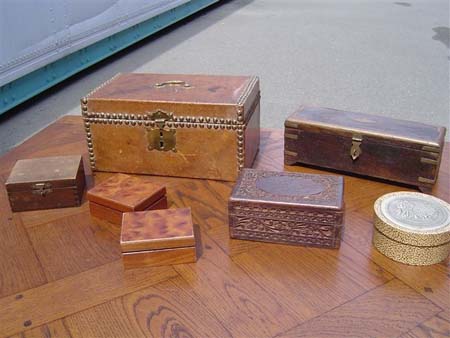 Boxes,wood,leather2