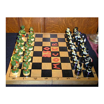 Chess set, Russian