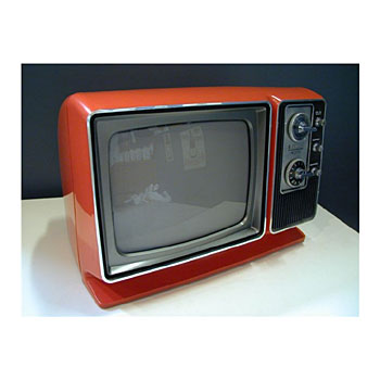 TV,Orange Philco B&W